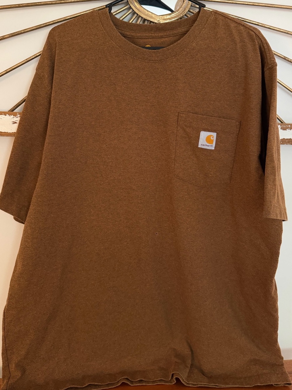 Carhartt Brown Short Sleeve Crew Neck Tee